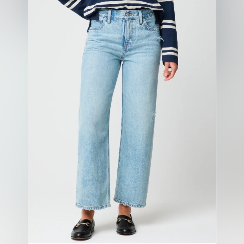90's Vintage Baggy Light Wash JCrew Jeans